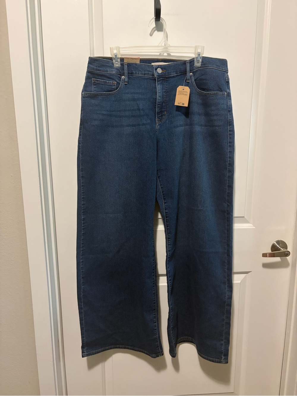Levi's Wide-Leg Jeans - Dark Blue Denim